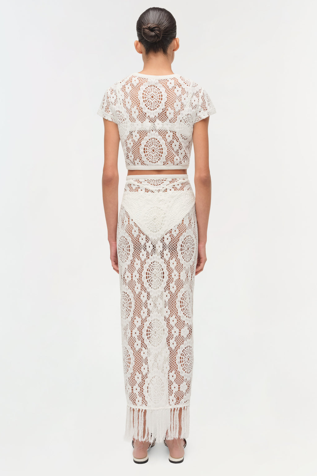 Thyri Fringe Trim Lace Parreo