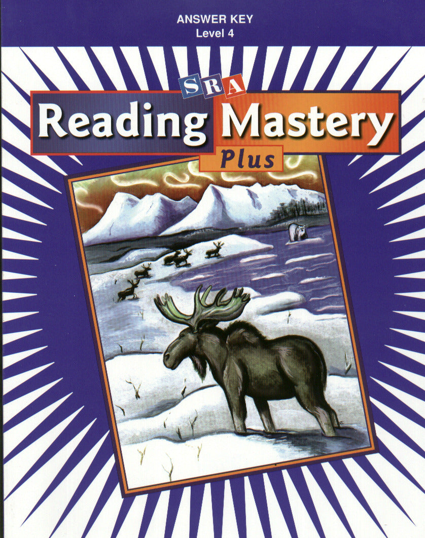 Reading Mastery Plus Grade 4 Additional Answer Key