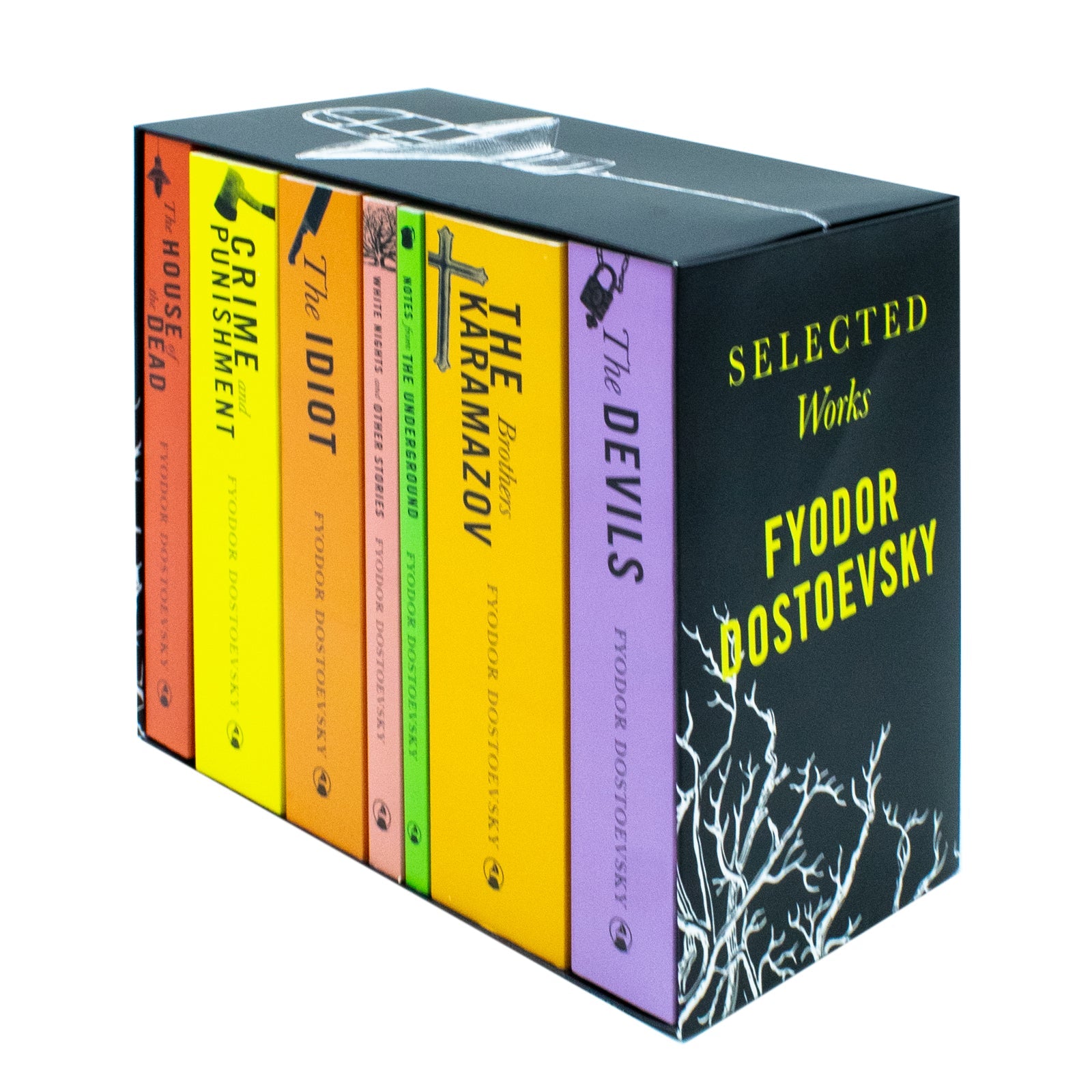 Selected Works of Fyodor Dostoevsky – 7 Book Collection Set | Classic Russian Literature & Philosophical Fiction