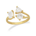 14ct Yellow Gold Multi Shape Lab-Grown Diamond Ring, 1.56ct Total