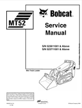 Bobcat MT52 MINI TRACK LOADER Service Manual 6902525 - PDF