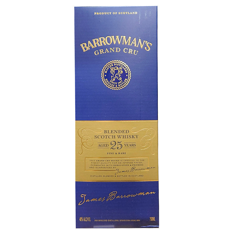 Barrowman's Grand Cru 25 Year Scotch Whiskey - 750ml