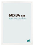 Bilderrahmen 60x84 cm Weiss Hochglanz MDF Bologna Vorne Messe | Yourdecoration.at