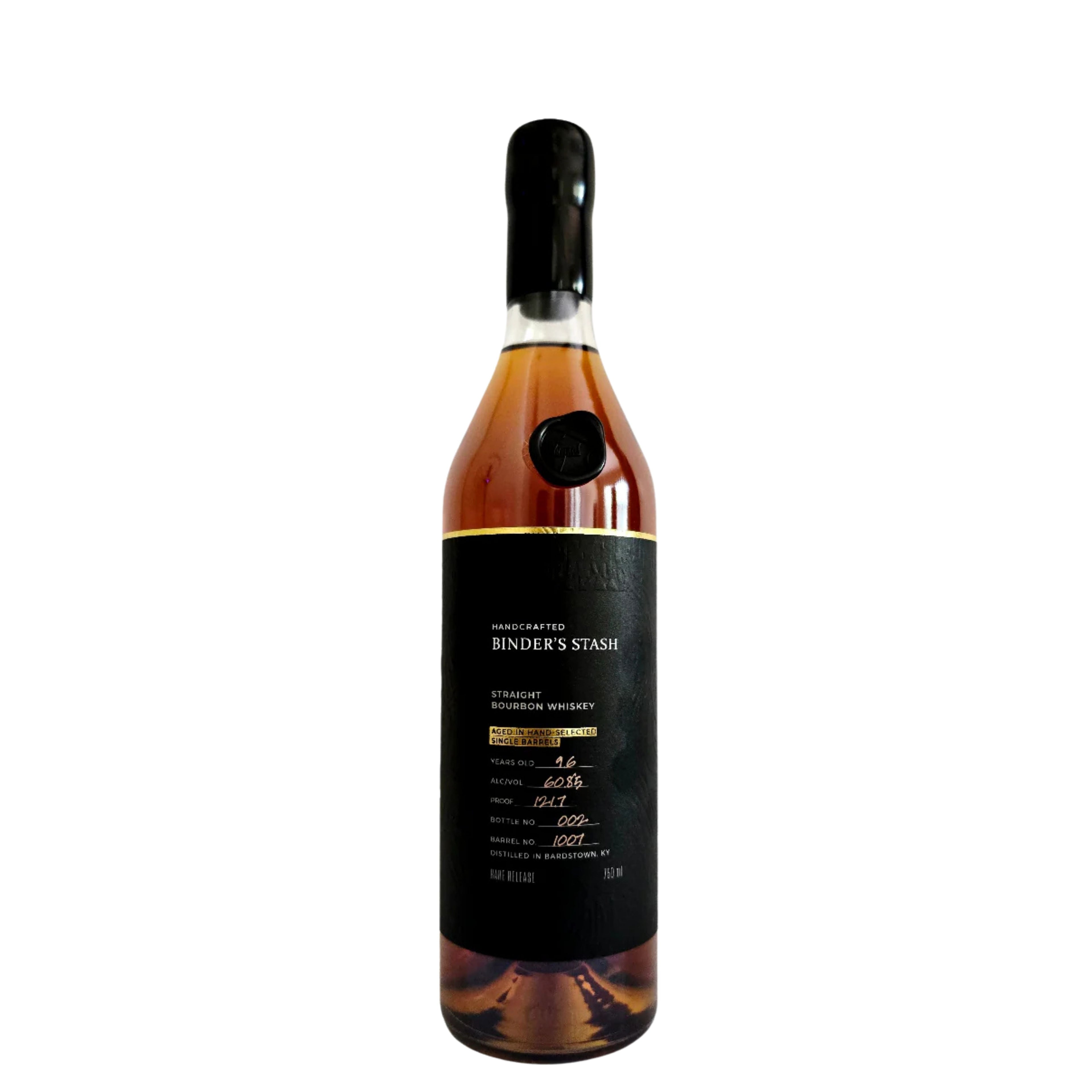 BINDERS STASH BOURBON SINGLE BARREL SELECT KENTUCKY 109.2PF 9YR 750ML LIQ