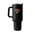 Altoona Curve 40oz Flipside powder coat tumbler, durable drinkware with team logo, black finish, and spill-resistant lid.
