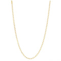 Cadena Oro 14k Eslabón Largo 1 x 1 de 50 cm, Ancho 1.5 mm - Infiniti Joyas