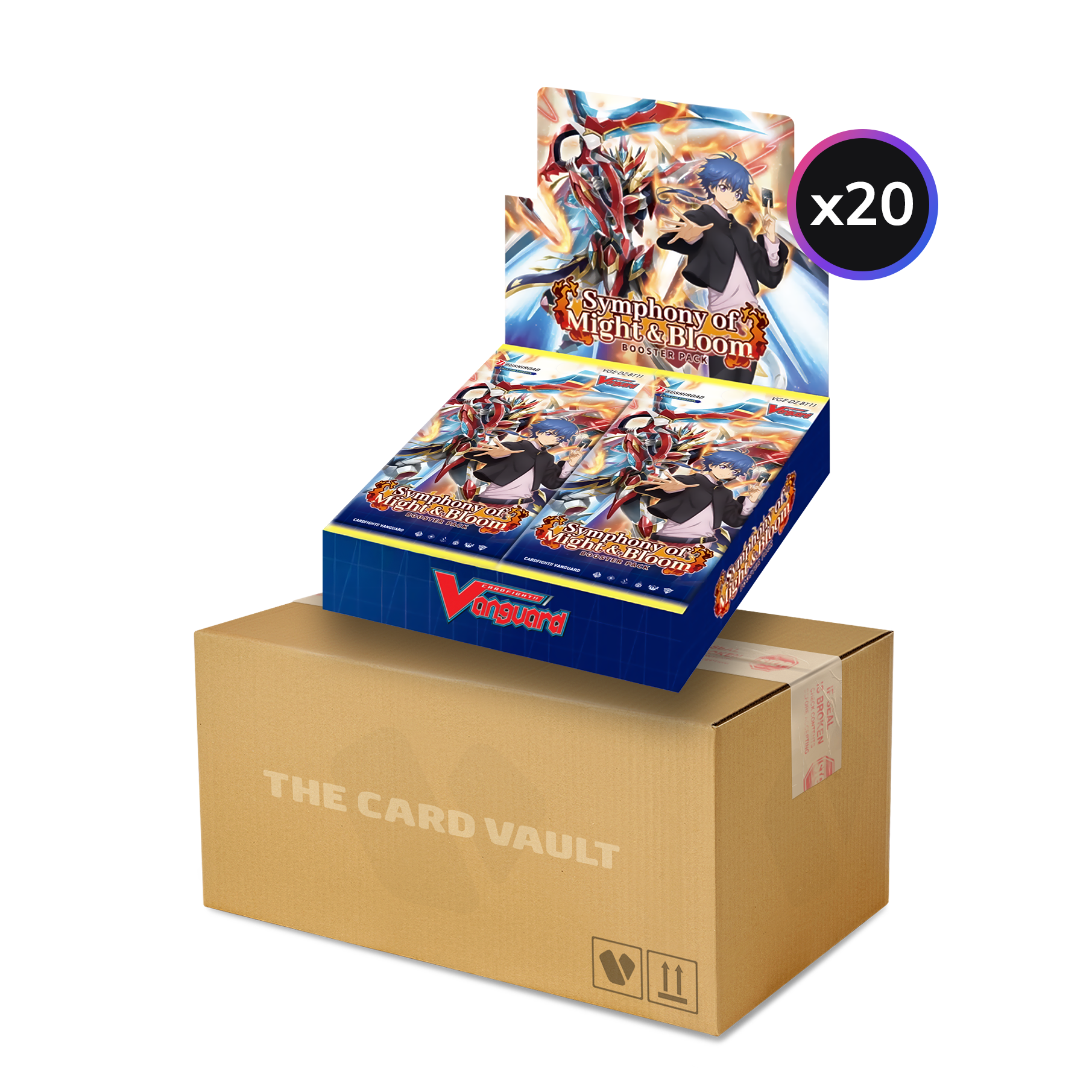 Cardfight!! Vanguard - Symphony Of Might & Bloom - Display Case (20x Booster Boxes)
