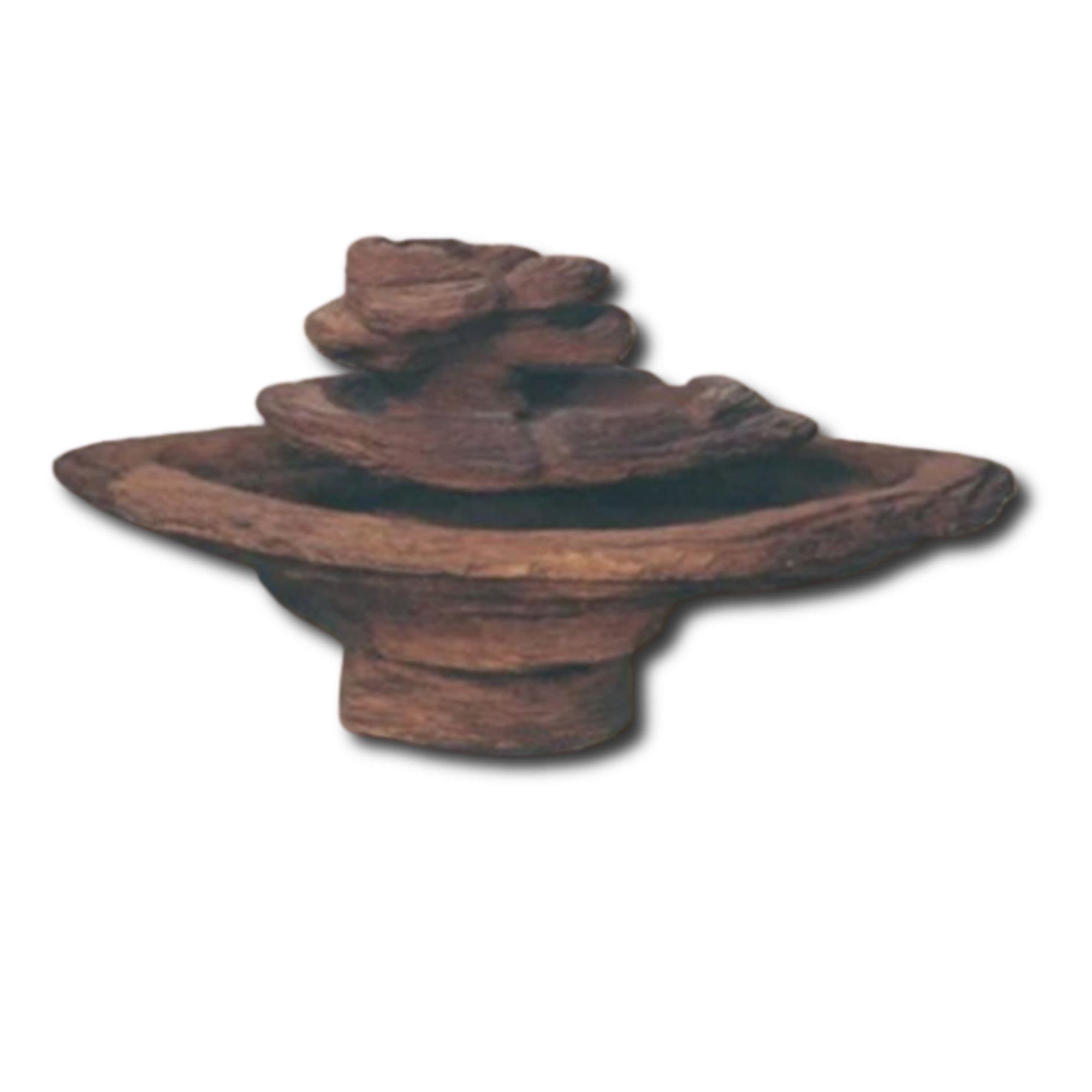 Center Slate Fountain With Plain White Background