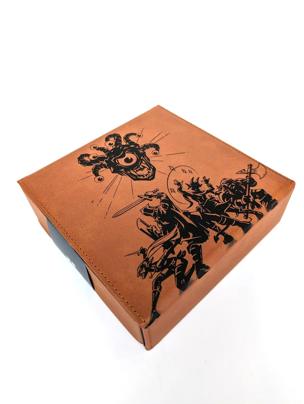 Deadly Encounter | Vegan Leather Dice Box - Grey