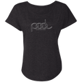 The GHOATS Custom Design. #3 POOL. APA Parody. Ladies' Triblend Dolman Sleeve