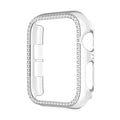 Lisslune | For Apple Watch Series 9 / 8 / 7 41mm Platinum Diamond Hollow PC Watch Case (Transparent)