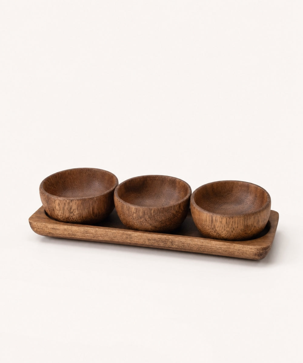 Akazie Bedum Schalen Set