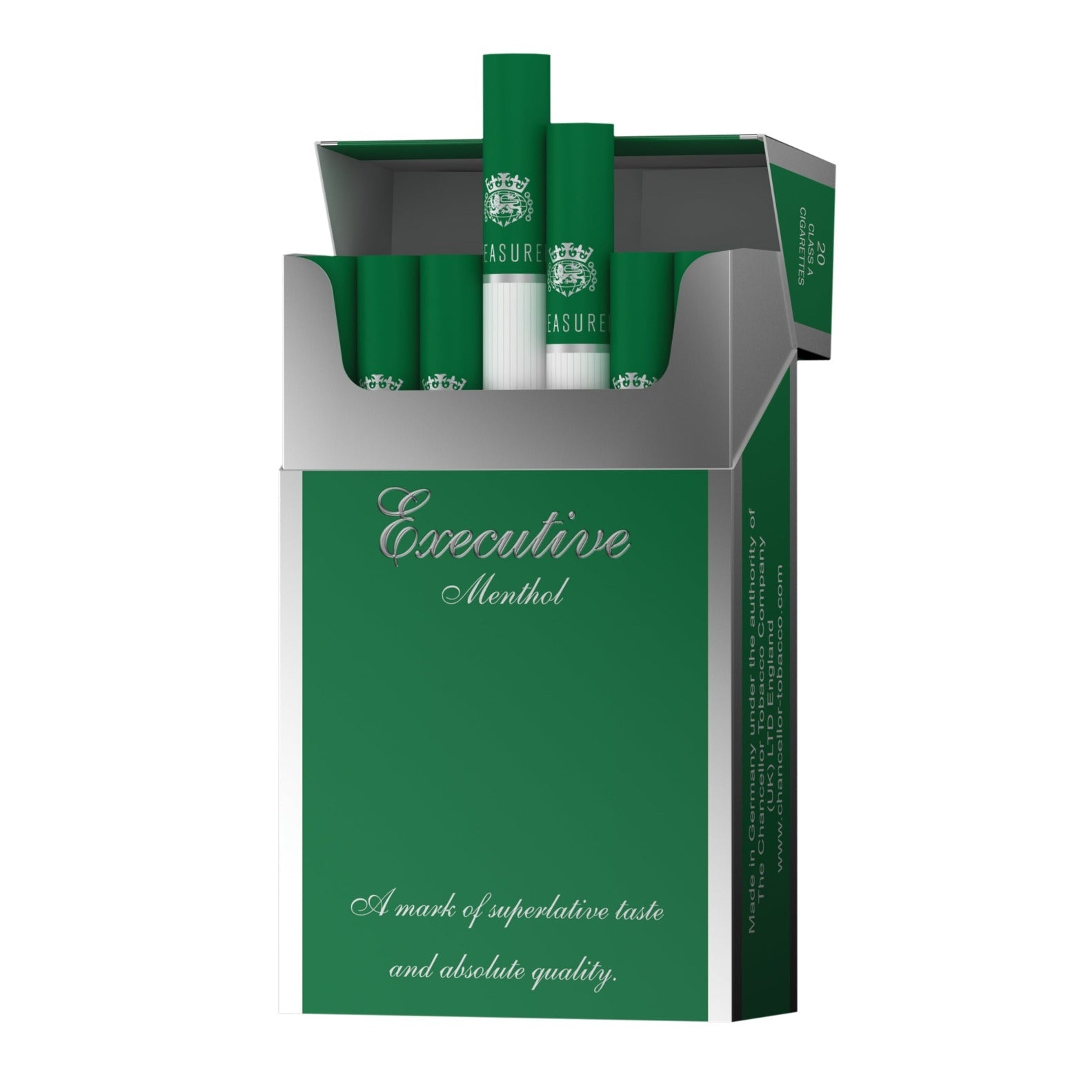 Treasurer London Executive Menthol Cigarettes