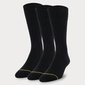 Signature Gold by Goldtoe Men's Cotton Crew Dress Rib Socks 3pk