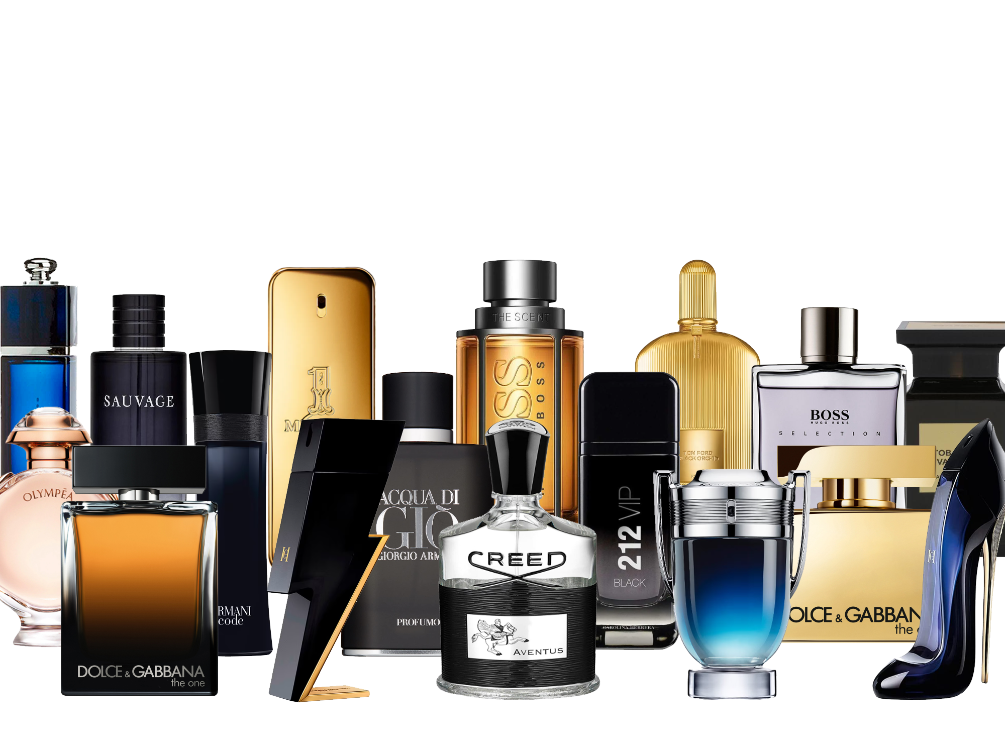 Paquete de perfumes Gama Alta 50 piezas
