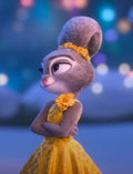 Judy Hopps's Yellow dress in the upcoming Zootopia 2 definitely does look like a mixture of Belle from Beauty and The Beast and Glinda from Wicked but yellow instead of pink