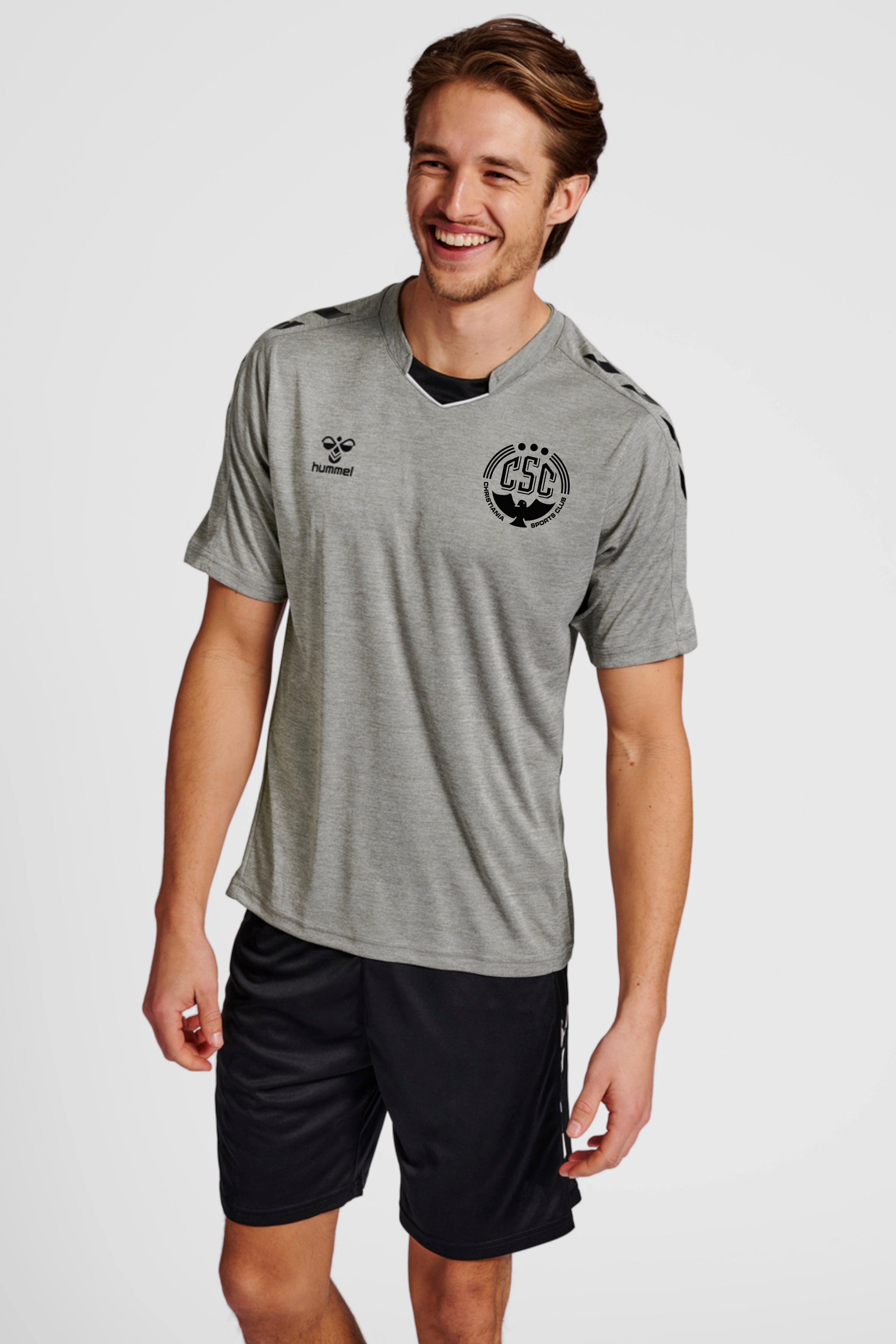 CSC x Hummel, Training Tee, Grey