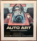 Signed Ellen Griesedieck and Sam Posey "Auto Art" Exhibition Poster (1980)