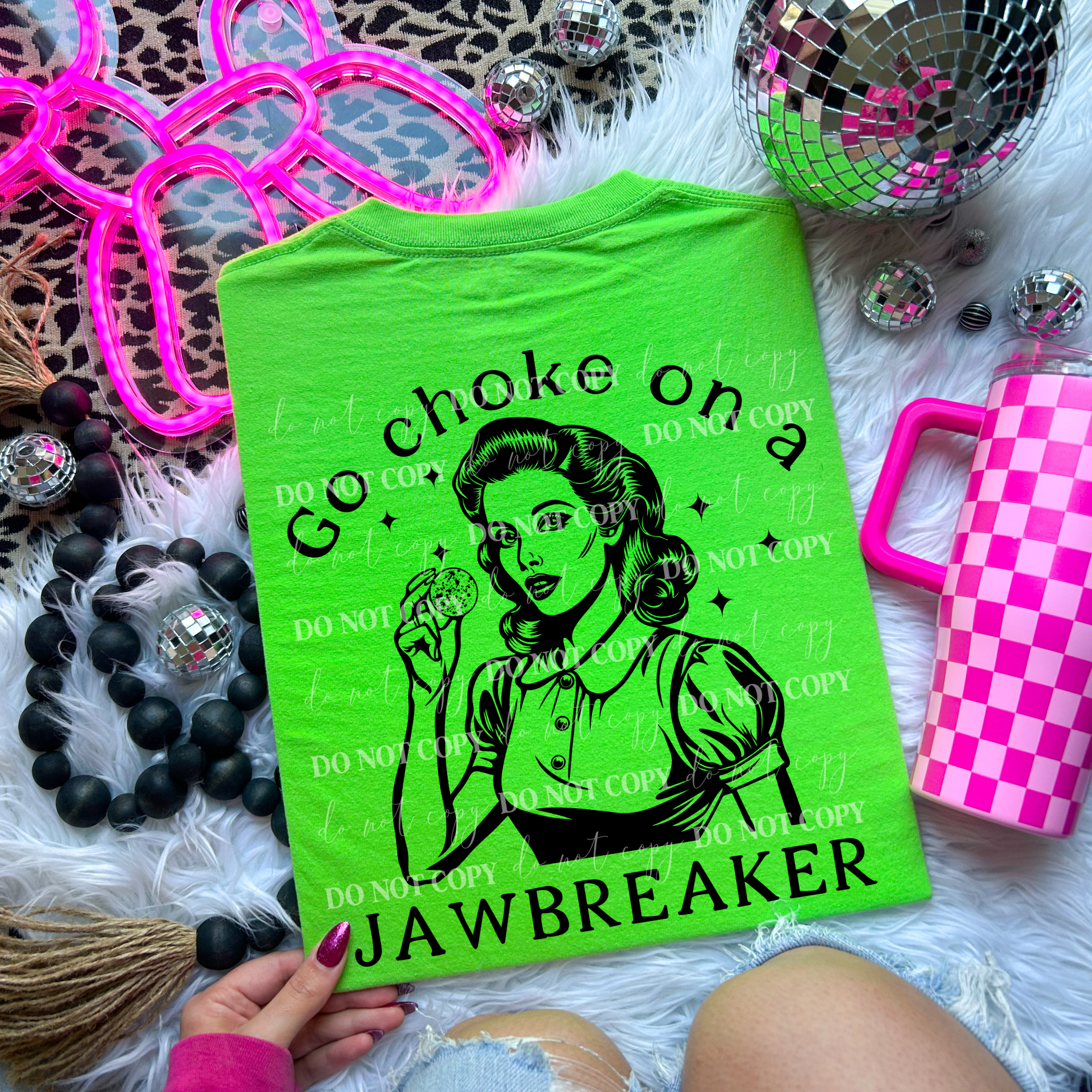 Go Choke (green) Back