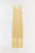 Jensen Macrame Midi Dress