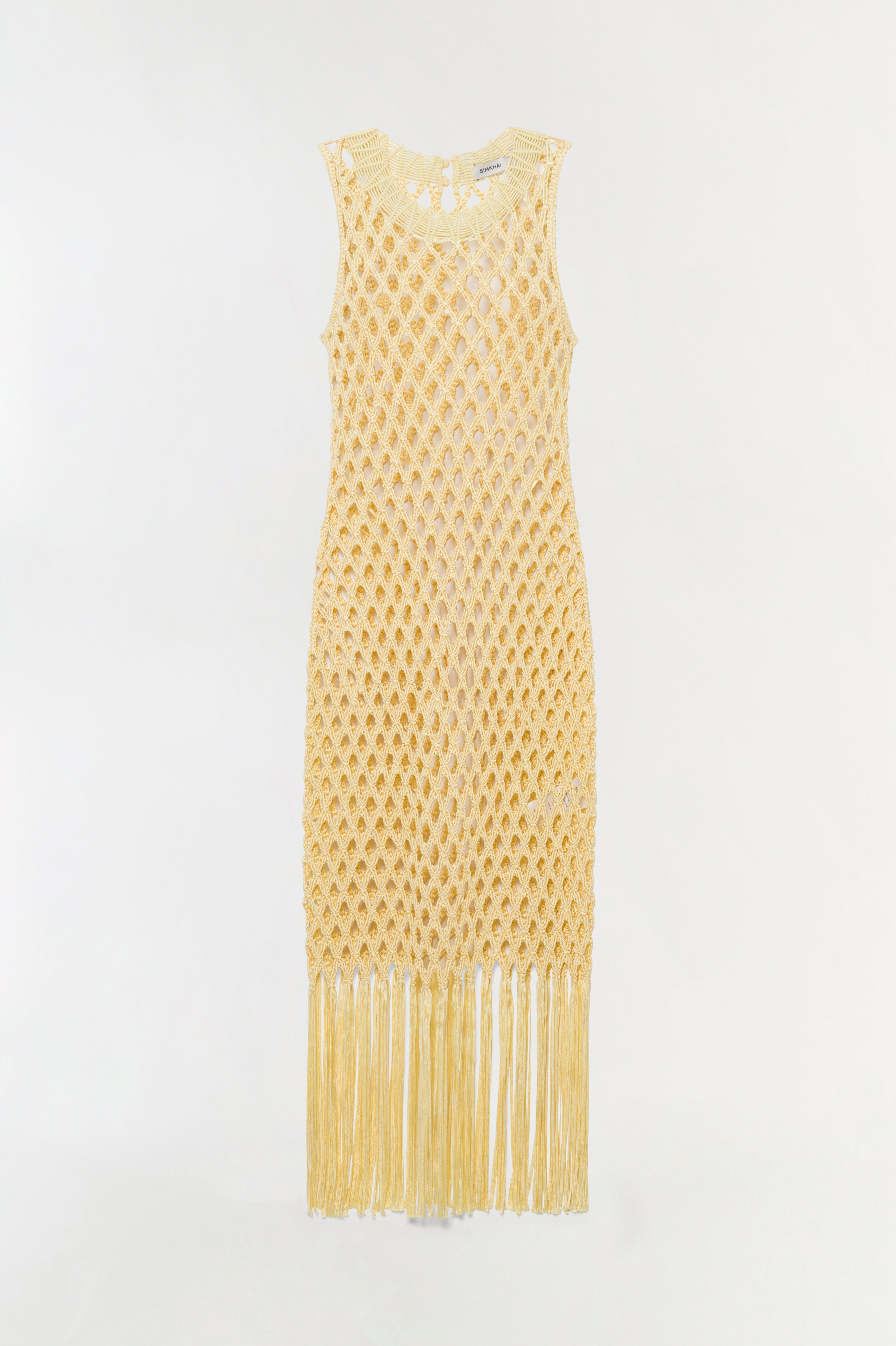 Jensen Macrame Midi Dress