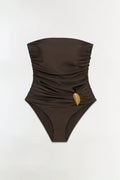 Lorena Shell Strapless One Piece