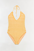 Karoline Crochet Halter One Piece