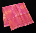 Vintage Hand Dyed Linen Table Runner -Pink and Orange Vintage Hand Dyed Linen Table Runner -Pink and Orange
