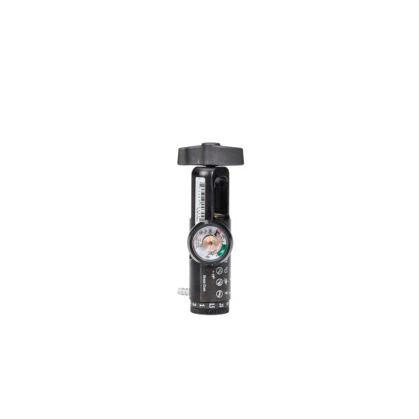 Inovo Brass-Core Oxygen Regulator - 12 Position Flow Dial, 0-25 LPM, CGA 870 | Drive Medical
