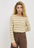 Minnie top - green stripe