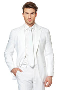 Mens All White Suit