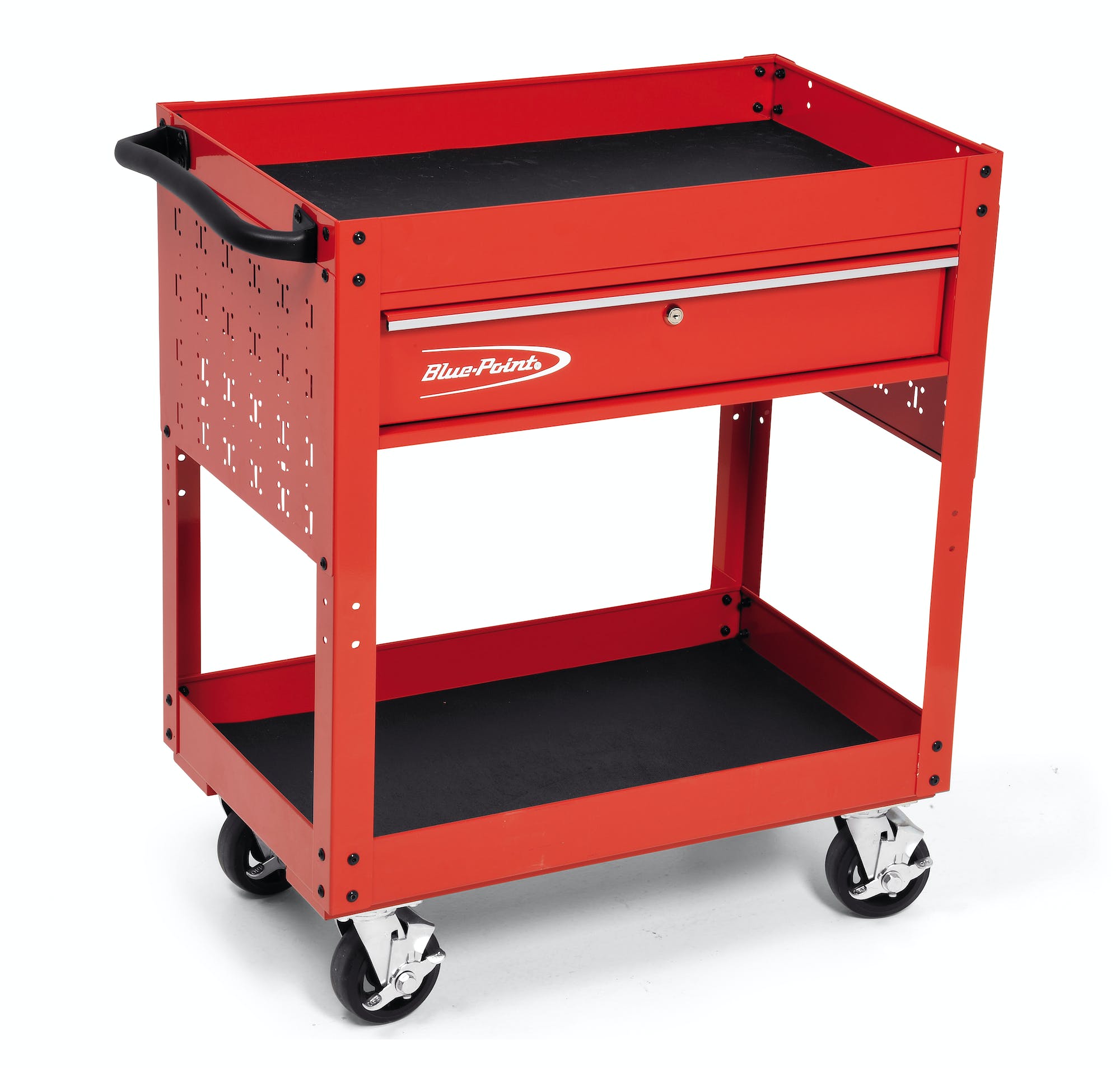 Heavy-Duty One-Drawer Two-Tray Cart (Blue-Point®) (Red) | KRBC13PBO