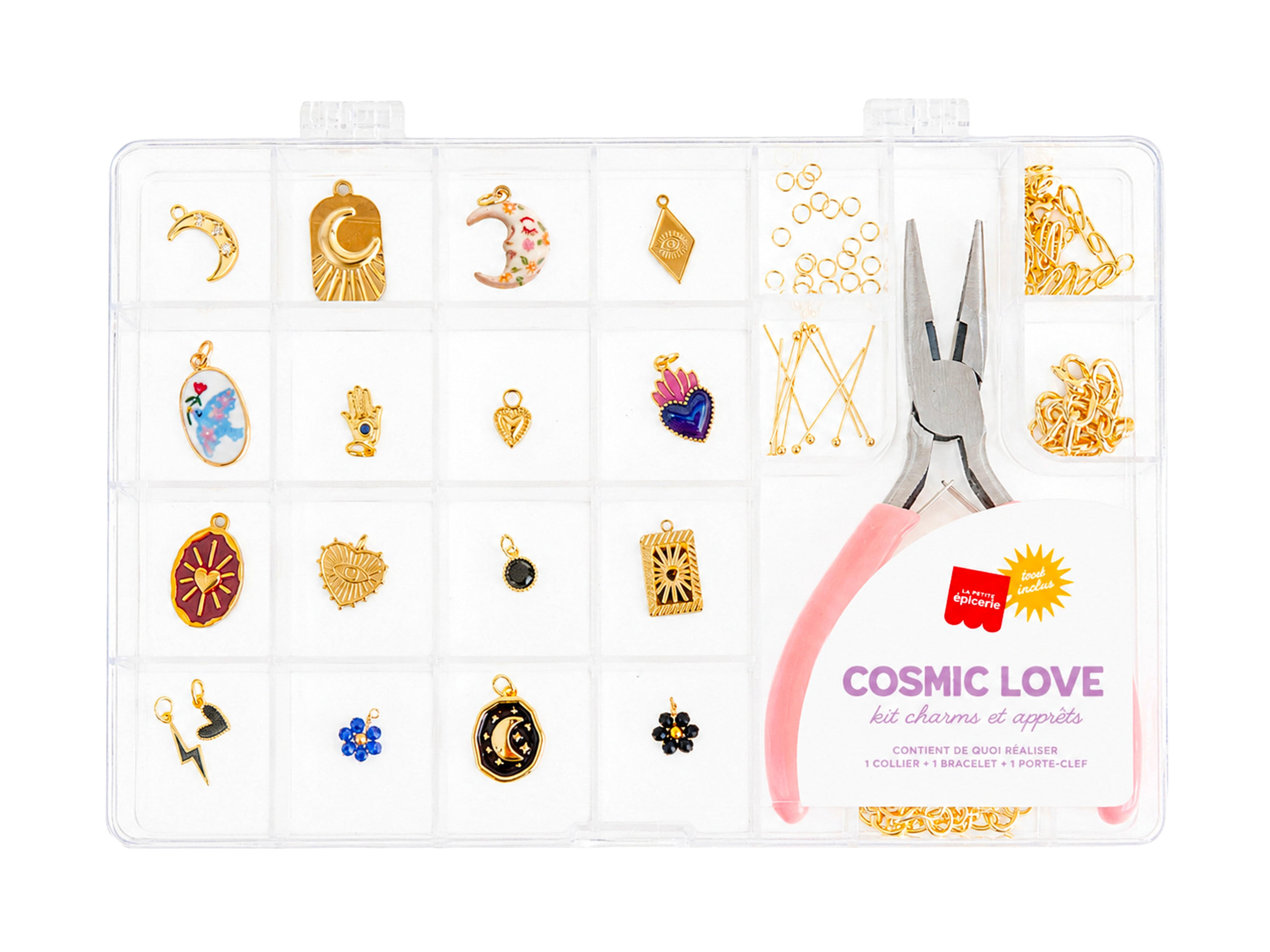 Kit Bijoux et Breloques DIY - Cosmic Love