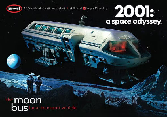 1/55 Moebius 2001: A Space Odyssey The Moon Bus 2001-1 - MPM Hobbies
