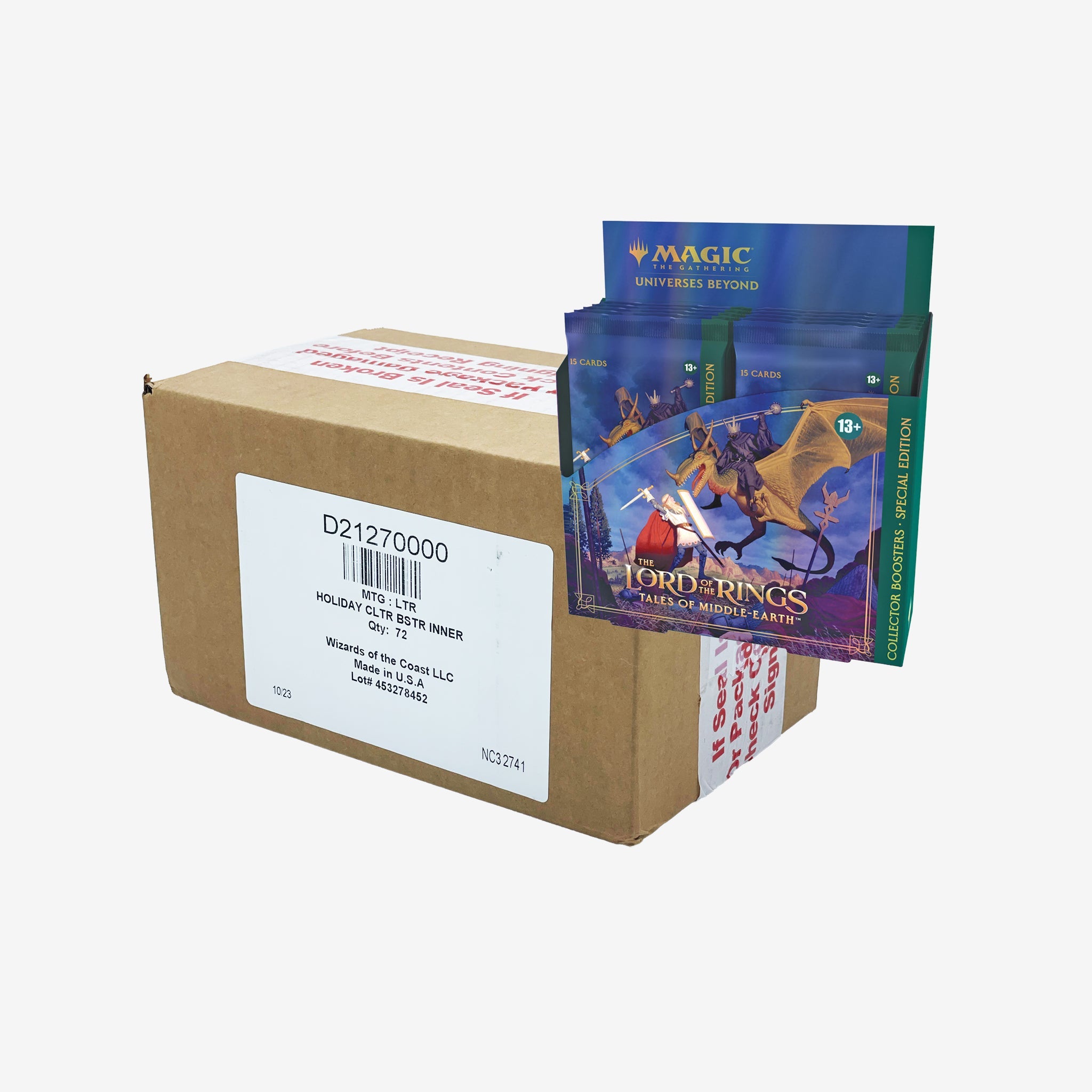 MTG The Lord of the Rings: Tales of Middle-earth Holiday Special Edition Collector Booster Box Case — 6 Boxes / 72 Packs (SEALED)
