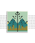 MTRX256 | TWIN PEAKS | Print On Canvas 8x8