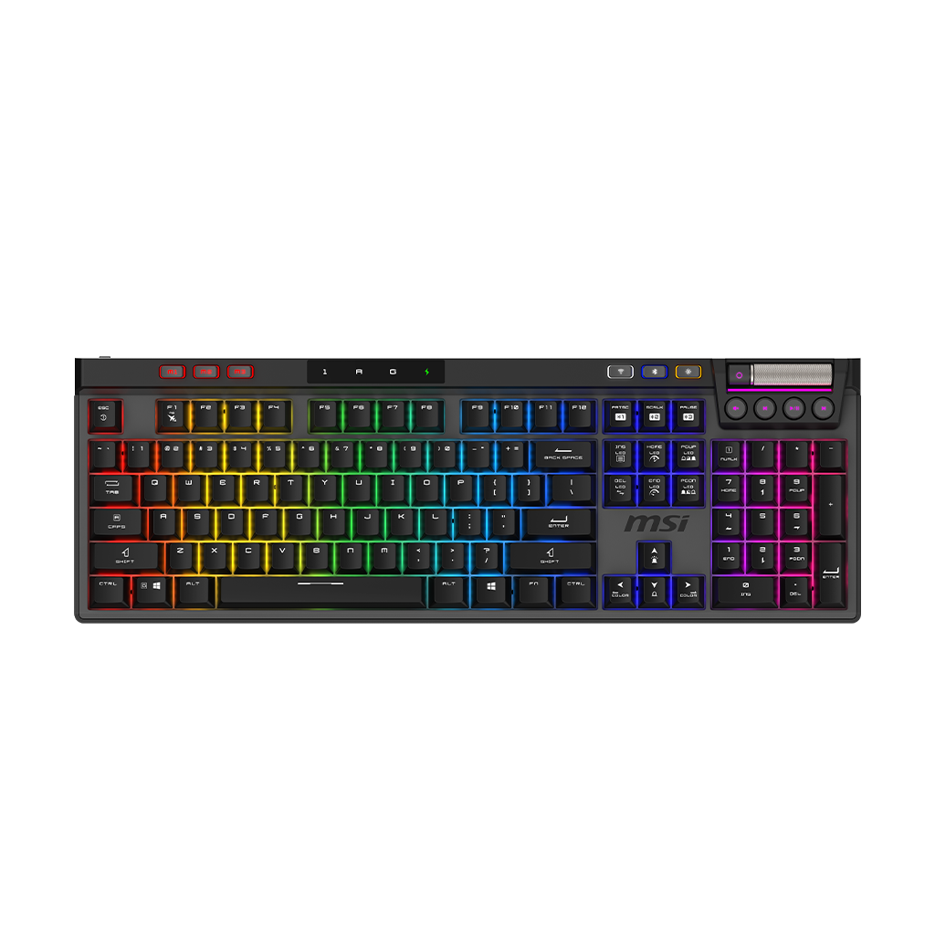 MSI STRIKE PRO WIRELESS SILENT US WIRELESS GAMING KEYBOARD