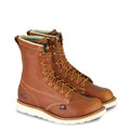 Thorogood 804-4364 Men's American Heritage 8" Plain Toe MAXWear Wedge™ Steel Safety Toe Work Boot in Tobacco from the side