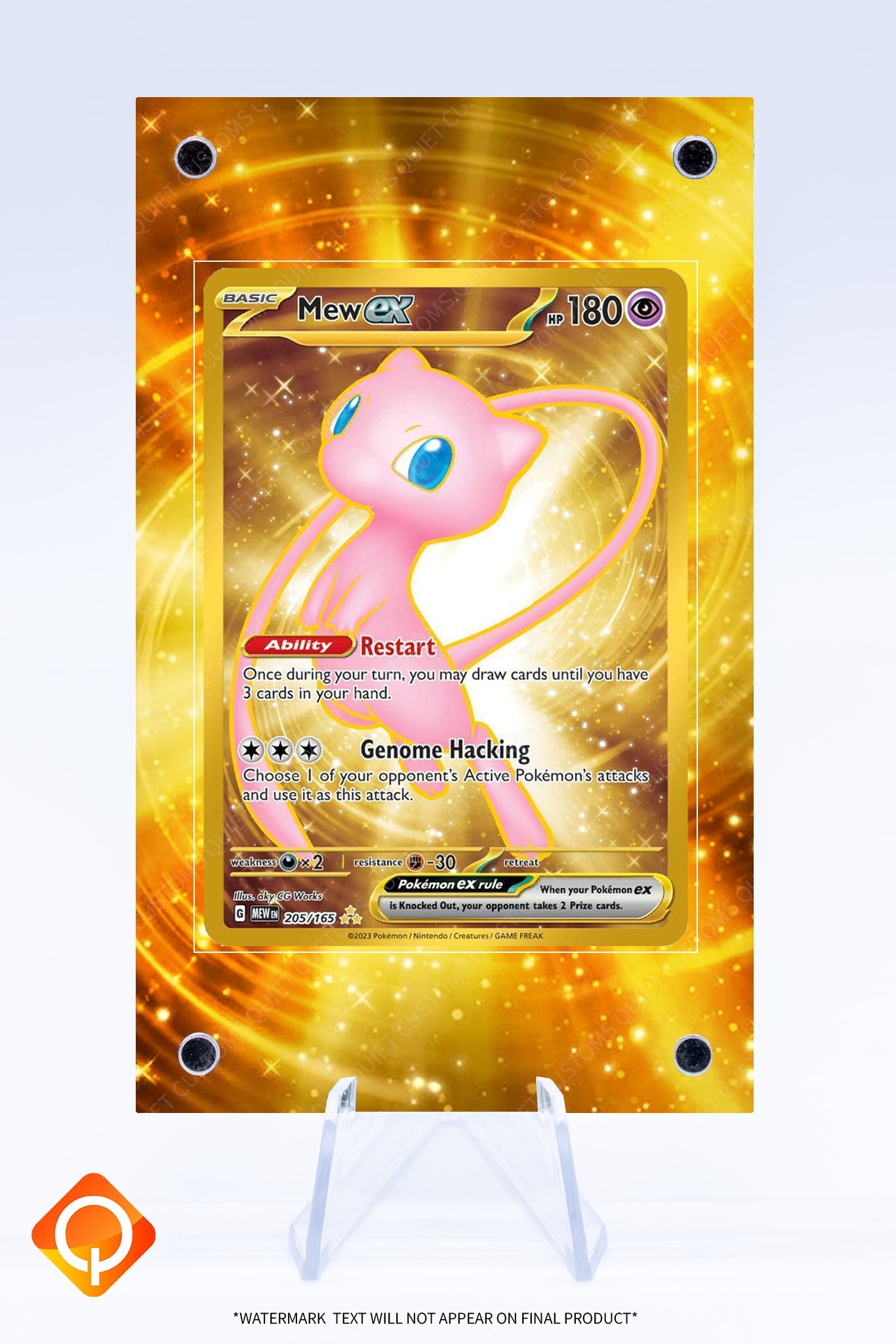Mew EX 205 165 Case | Art Guard (Ungraded)