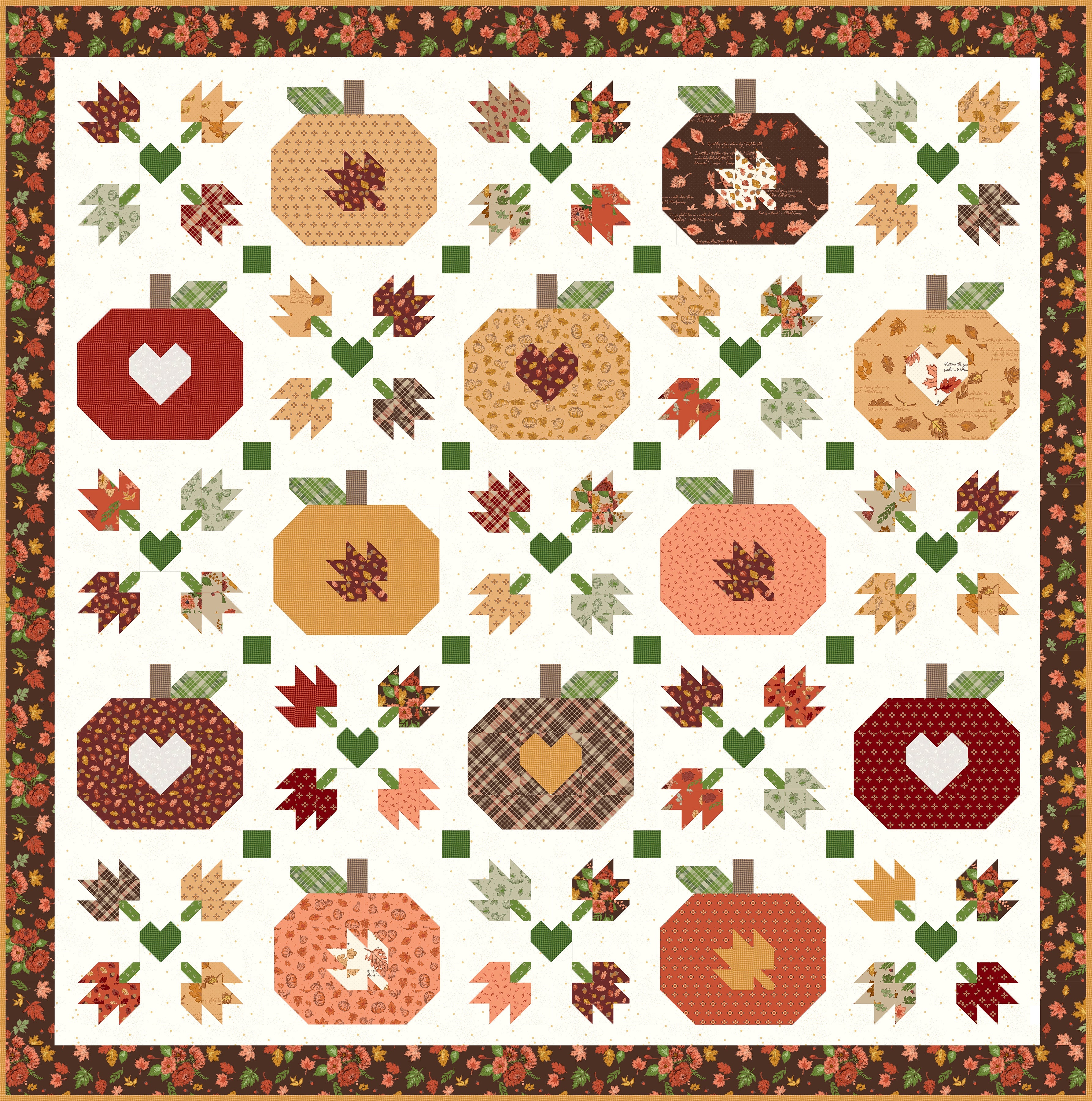 Cozy Autumn Quilt Kit – Beverly McCullough • Riley Blake Designs • Preorder June 2026
