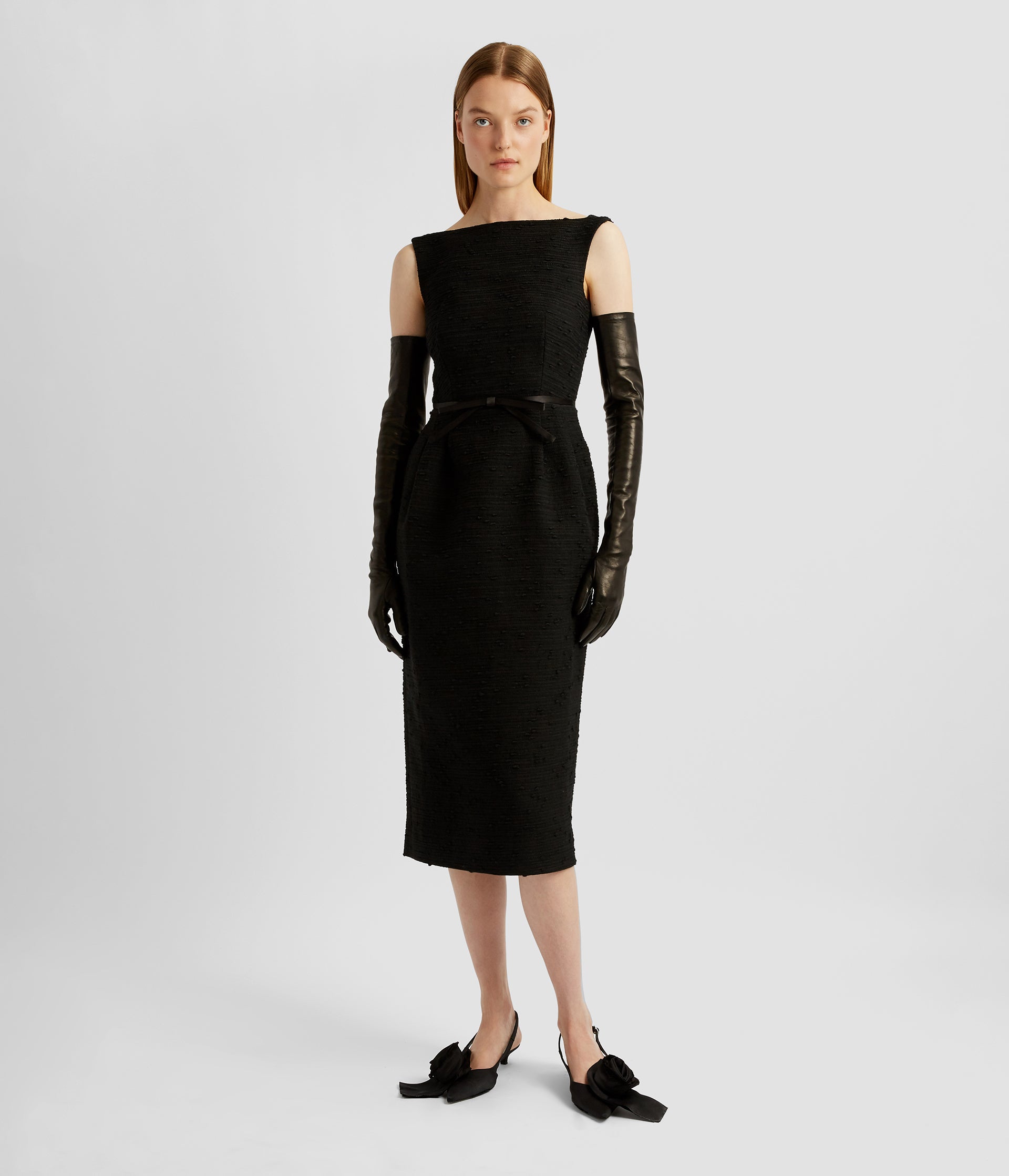 Sleeveless Midi Pencil Dress