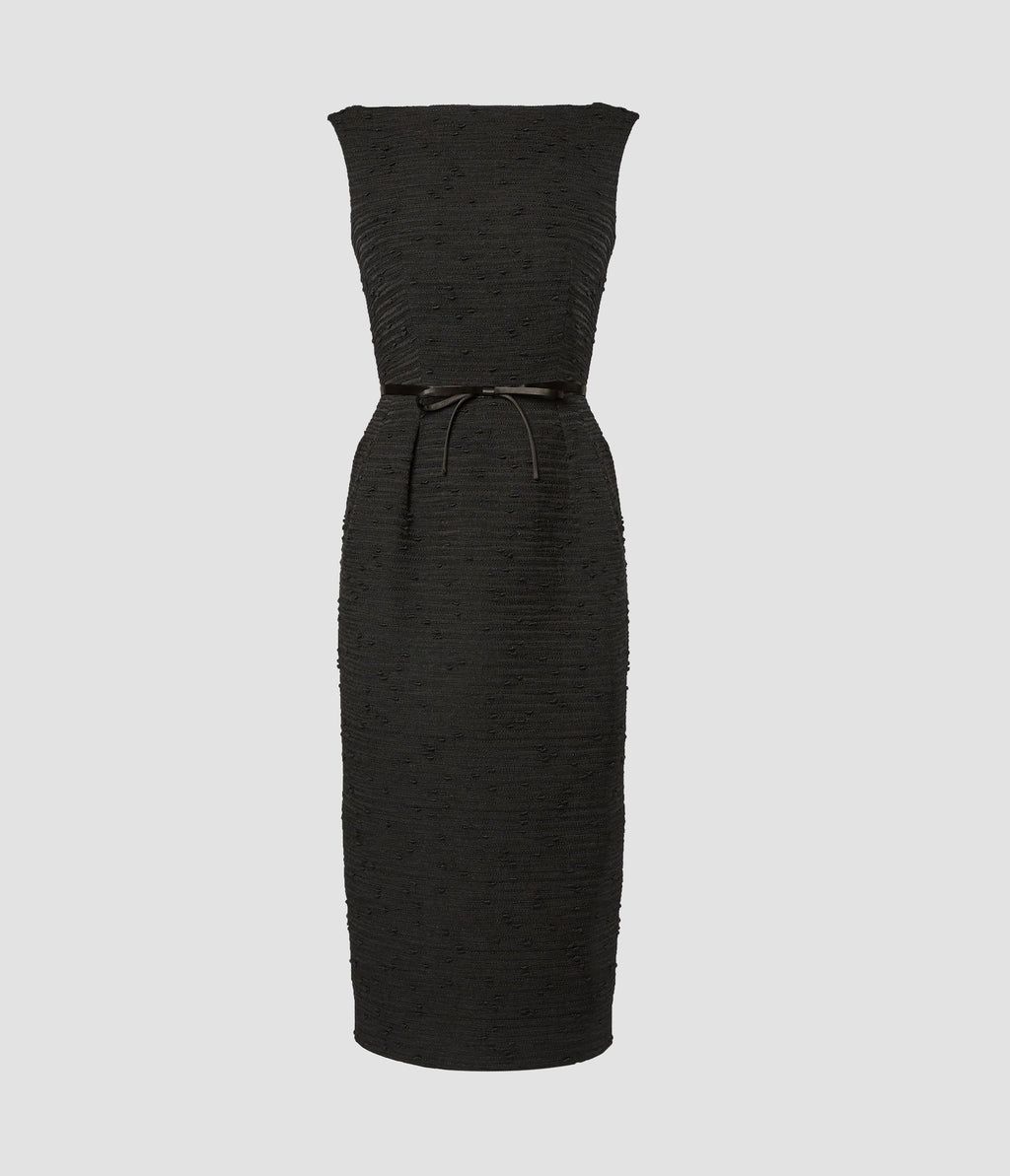 Sleeveless Midi Pencil Dress
