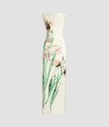 Floral Duchess Drape Gown