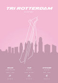 Tri Rotterdam 2025 I Pastel Skyline I Poster