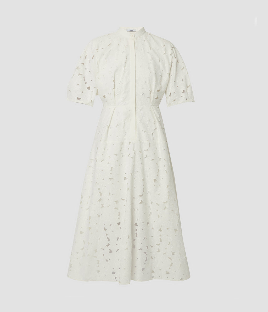 Short Sleeve Midi Shirt Dress