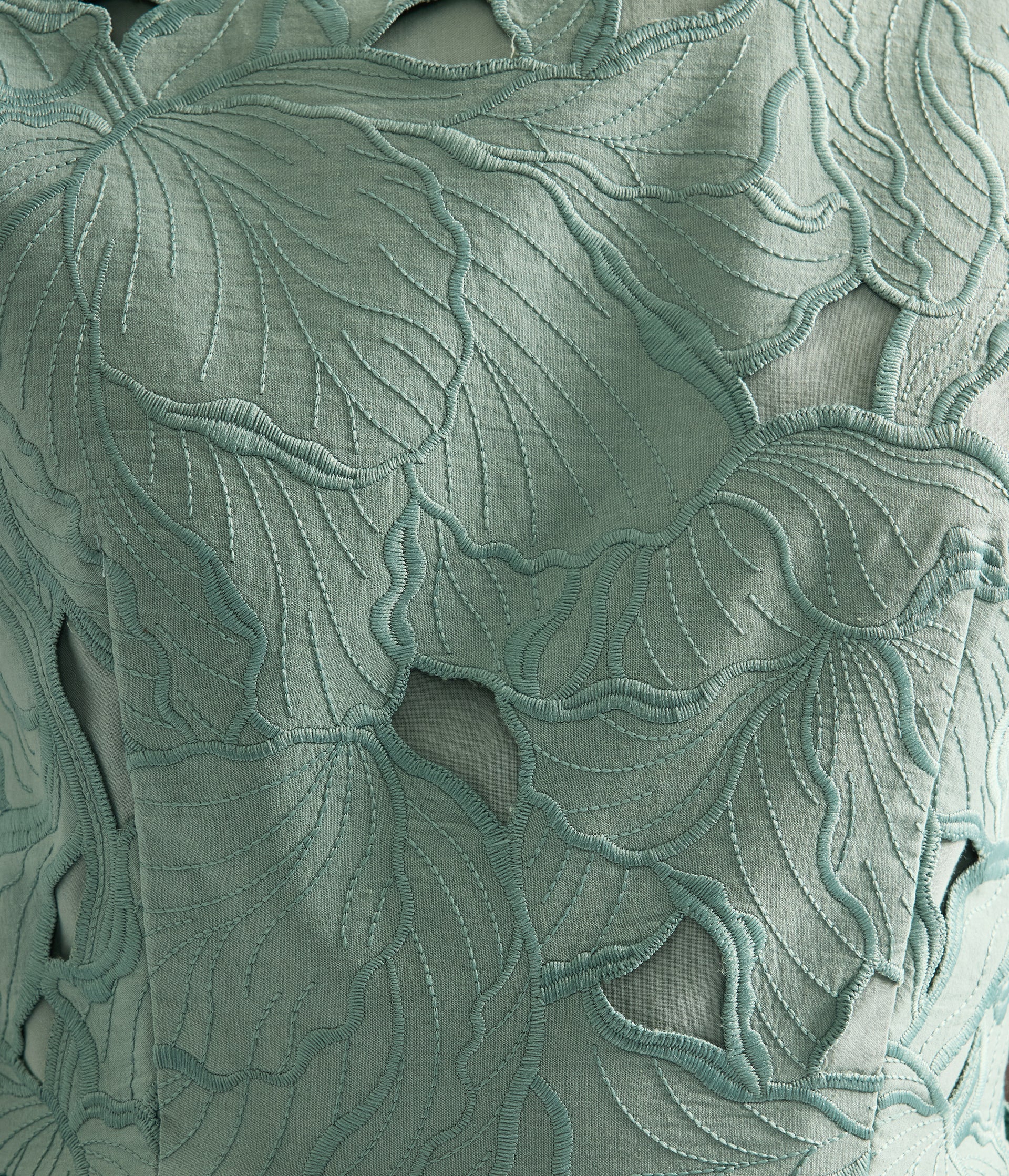Floral Cutwork Mini Dress
