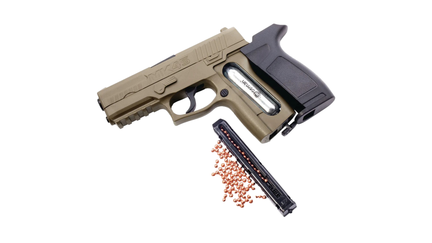 CROSMAN MK45 PISTOLET A PLOMB BB 2 TONS 480 FPS