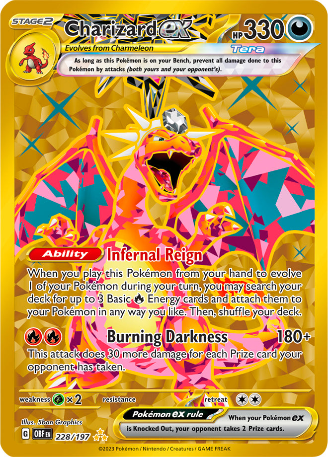 How much is Charizard ex from Pokemon TCG: Obsidian Flames worth?