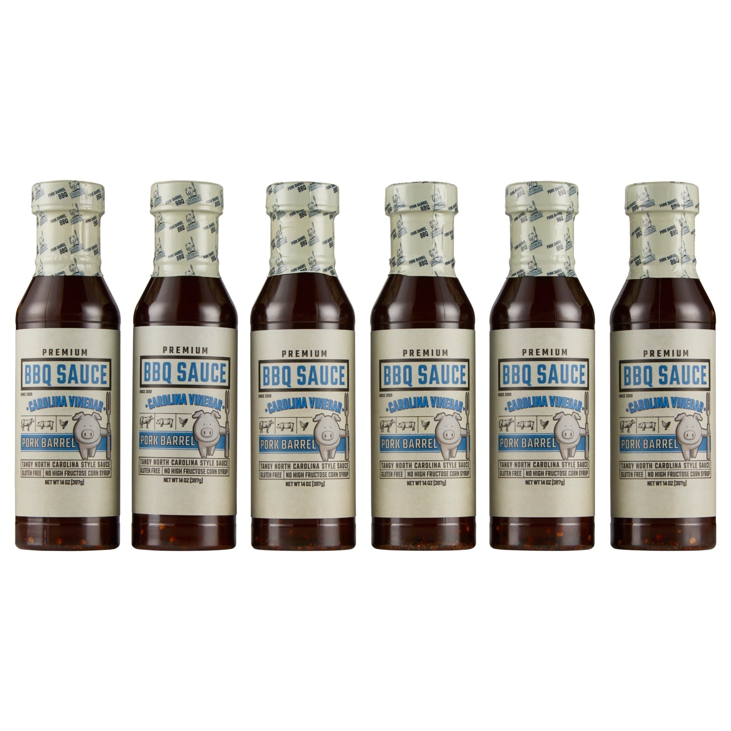 Carolina Vinegar BBQ Sauce - 6 Pack Case