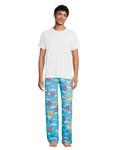 The Simpsons Pajama Pants Men's Homer Simpson Doughnuts Lounge PJ Bottoms
